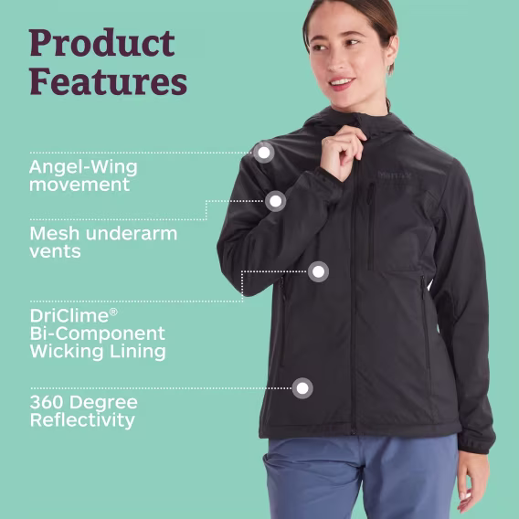 MARMOT Kapüşonlu Kadın Ether Driclime Ceket