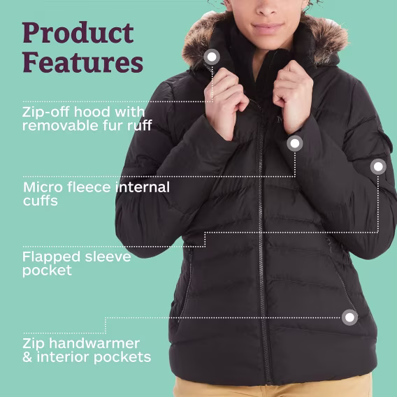 MARMOT Kadın Ithaca Suya Dayanıklı Ceket