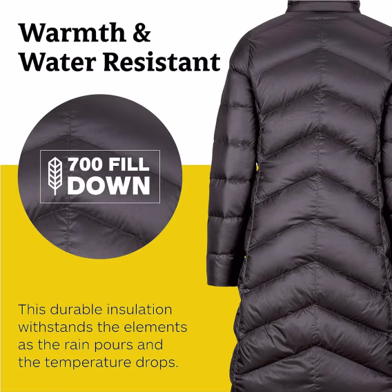 MARMOT Kadın Montrö Tam Boy Şişme Kaban