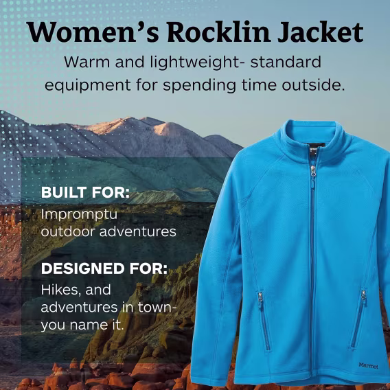 Marmot Kadın Rocklin Tam Fermuarlı Ceket