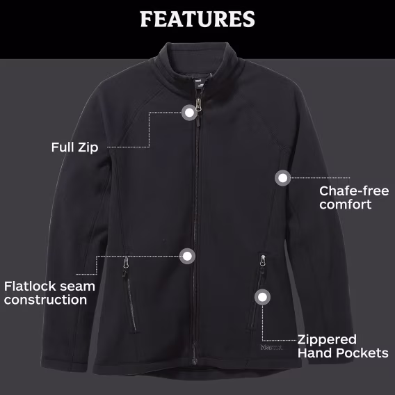 Marmot Kadın Rocklin Tam Fermuarlı Ceket