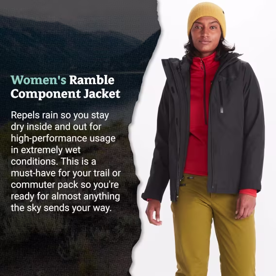 MARMOT Kadın Ramble 3'ü 1 Arada Komponent Ceket