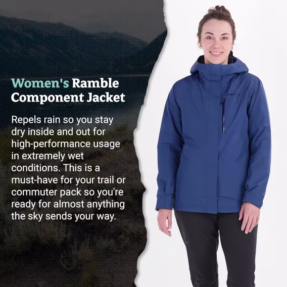 MARMOT Kadın Ramble 3'ü 1 Arada Komponent Ceket