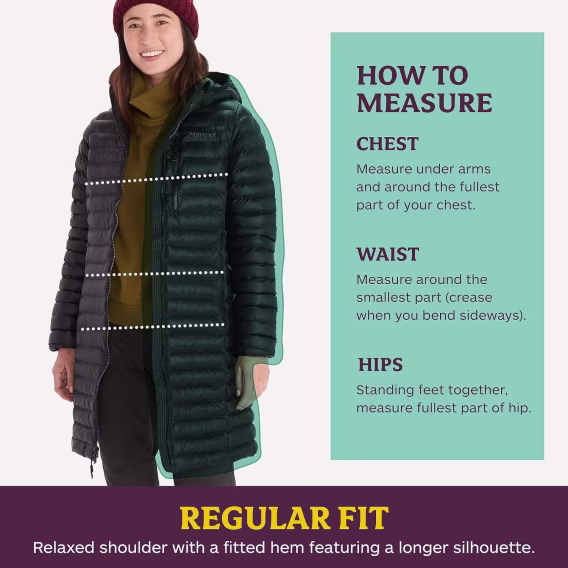 MARMOT Kadın Echo Kapüşonlu Şişme Uzun Ceket