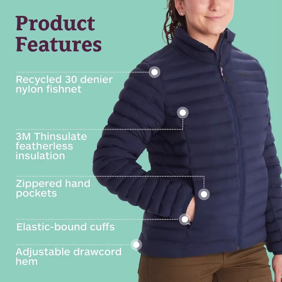 MARMOT Kadın Echo Featherless Mont