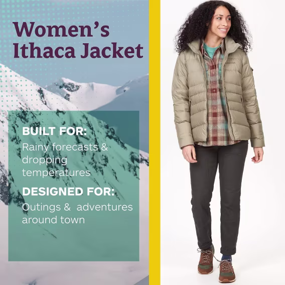 MARMOT Kadın Ithaca Fermuarlı Kapüşonlu Ceket