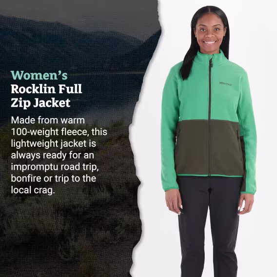 MARMOT Kadın Rocklin Polar Katmanlı Tam Fermuarlı Ceket