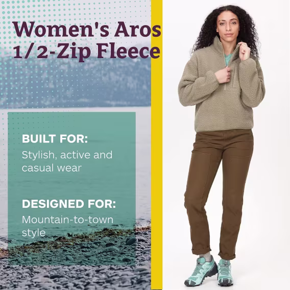 MARMOT Kadın Aros 1/2 Fermuarlı Kazak