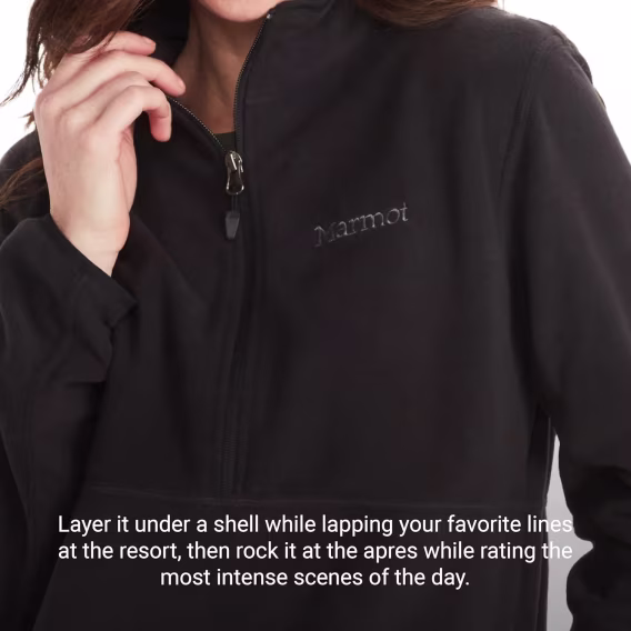 MARMOT Kadın Rocklin Klasik 1/2 Fermuarlı Ceket