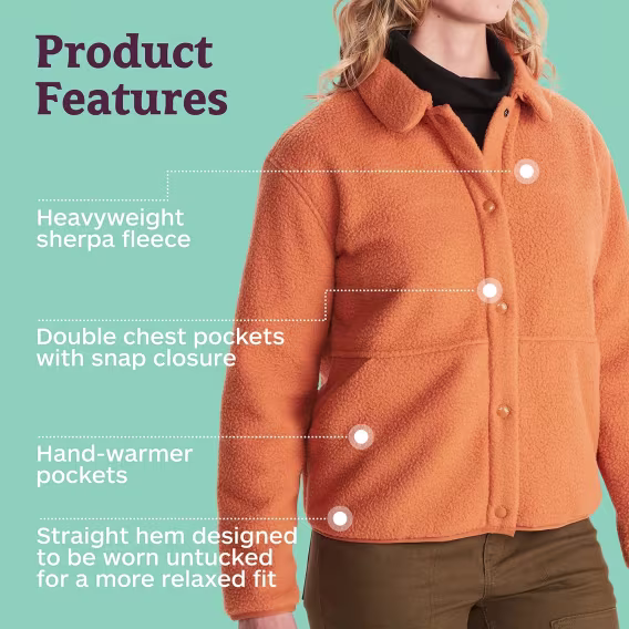 MARMOT Kadın Aros Düğmeli Ceket