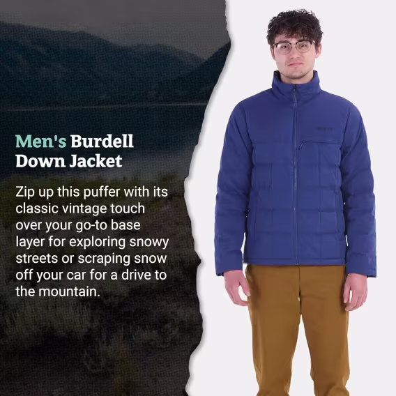 MARMOT Erkek Burdell Kaz Tüyü Ceket