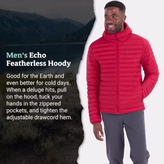 MARMOT Erkek Echo Tüysüz Kapüşonlu Mont