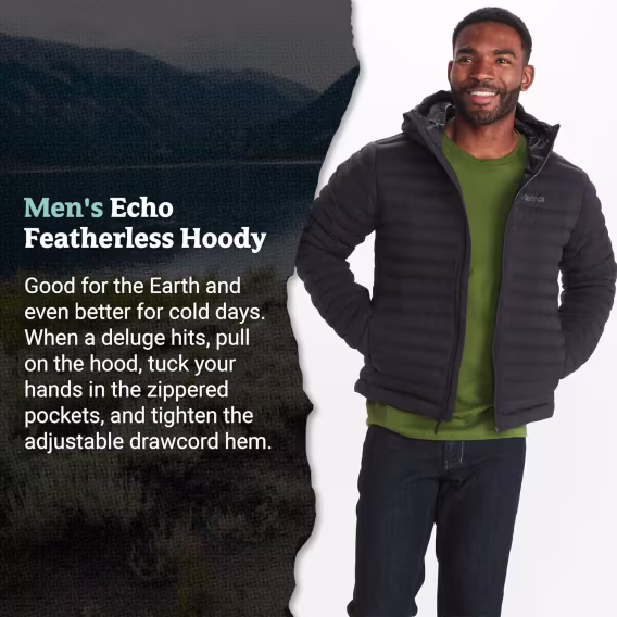 MARMOT Erkek Echo Tüysüz Kapüşonlu Mont