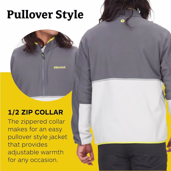 MARMOT Erkek Rocklin 1/2 Fermuarlı Polar Kazak Ceket