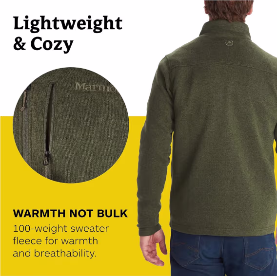 MARMOT Erkek Drop Line 1/2 Fermuarlı Polar Ceket