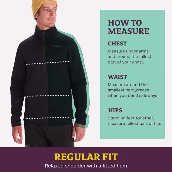 MARMOT Erkek Drop Line 1/2 Fermuarlı Polar Ceket