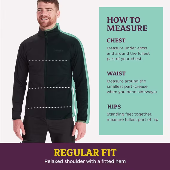 MARMOT Erkek Leconte Grid Polar 1/2 Fermuarlı Kazak Ceket