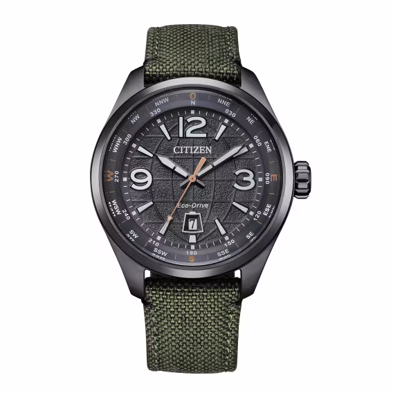 Citizen Eco Drive Gri Paslanmaz Çelik Erkek Saat AW1837-11H