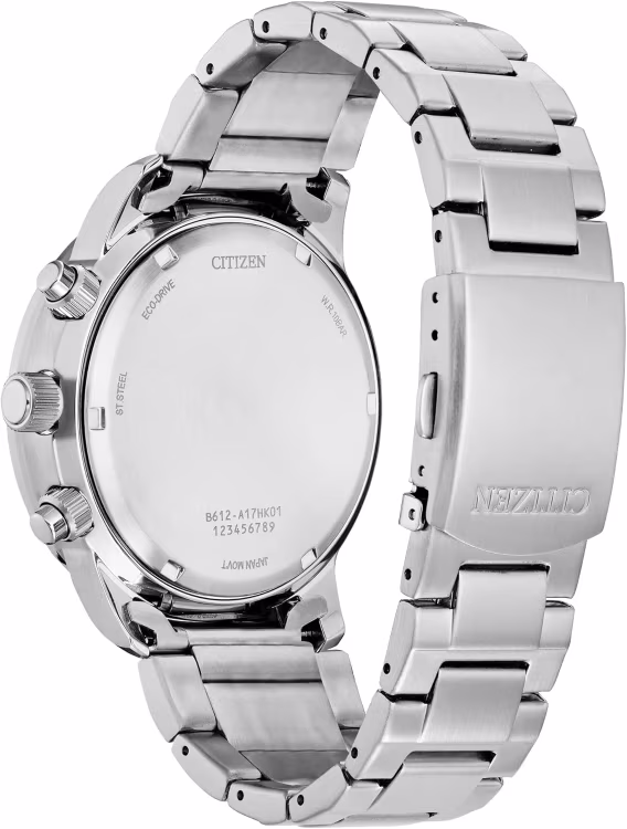 Citizen Erkek Eco Drive Brycen Gri Paslanmaz Çelik Saat CA069657H
