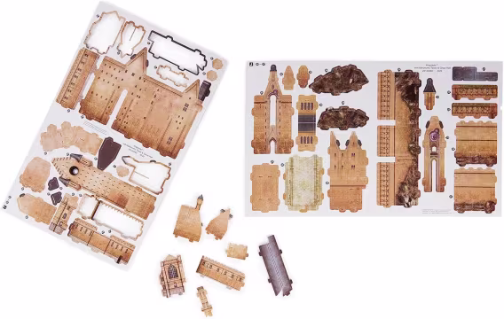 Harry Potter Diagon Yolu 3D Bulmaca Model Seti