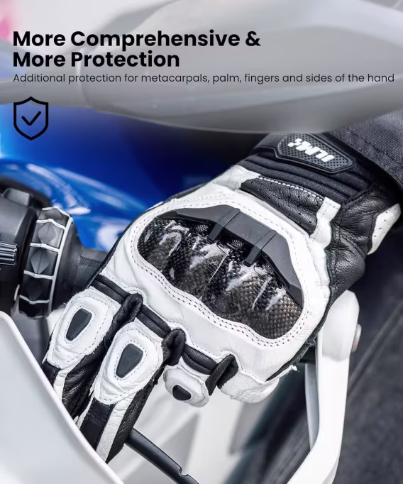 ILM ModelGRC01 Deri Dokunmatik Motosiklet Eldiveni