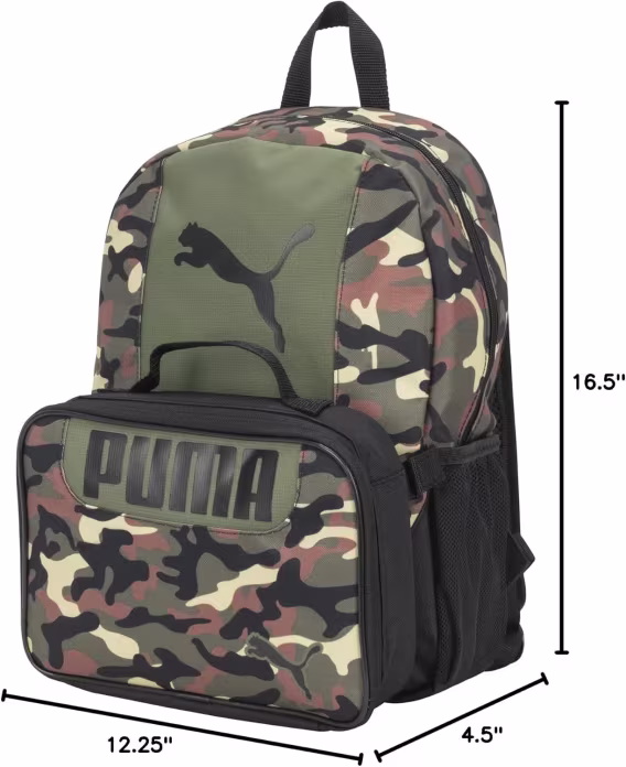 PUMA Çocuk Evercat Sırt Çantası & Beslenme Çantası Seti Kombo