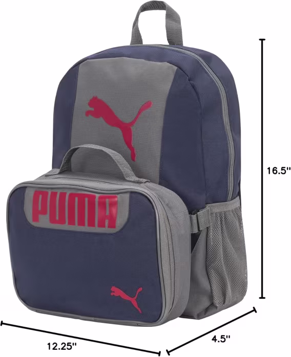 PUMA Çocuk Evercat Sırt Çantası & Beslenme Çantası Seti Kombo