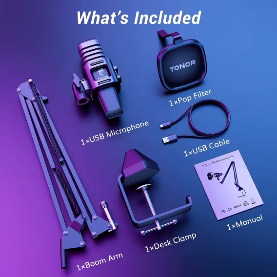 TONOR USB Mikrofon (T777)