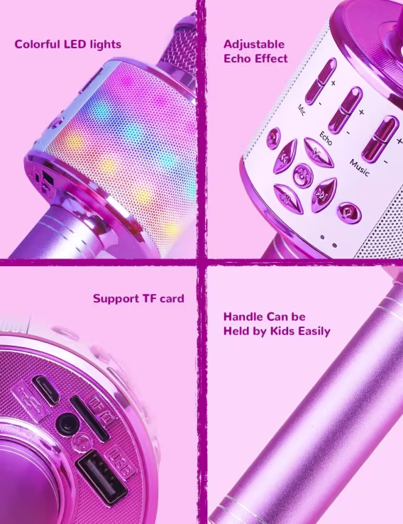 Amazmic Bluetooth Karaoke Mikrofonu