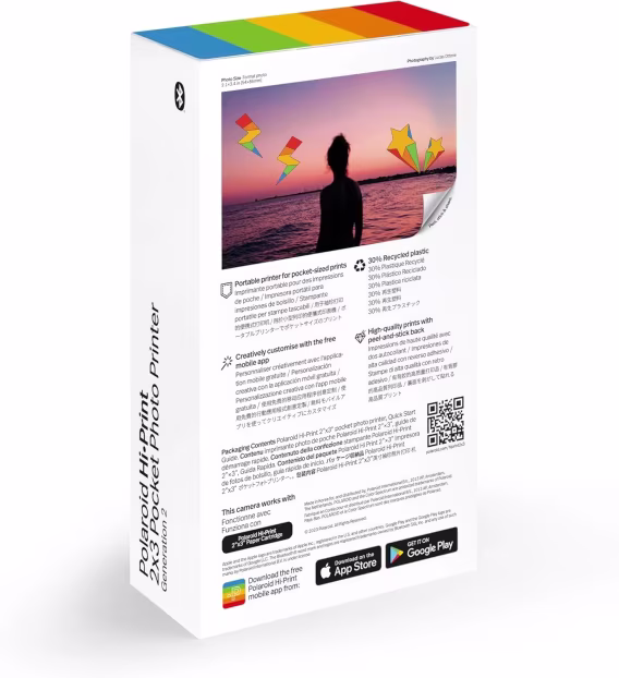 Polaroid HiPrint Bluetooth Bağlantılı 2x3 Cep Fotoğraf Yazıcısı