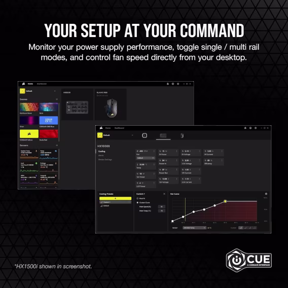 Corsair HX1000i Full Modul UltraLow Noise ATX Power Supply