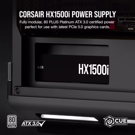 Corsair HX1000i Full Modul UltraLow Noise ATX Power Supply