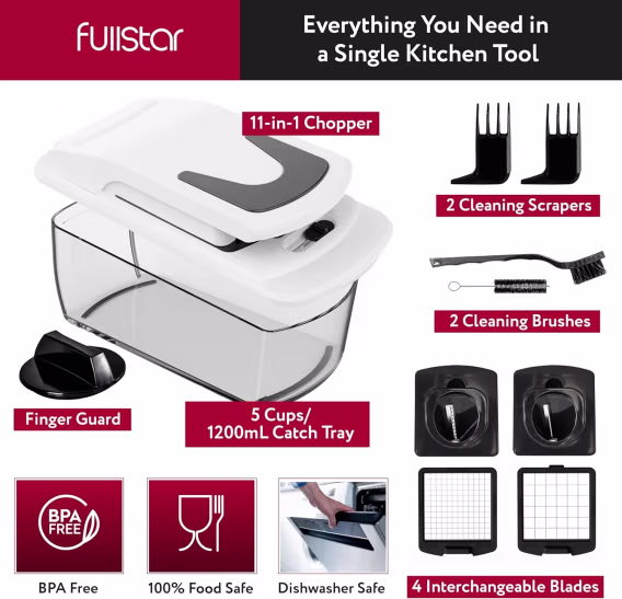 Fullstar 9'u 1 Arada Deluxe Sebze Doğrayıcı