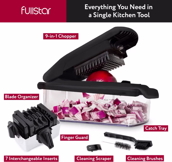 Fullstar 9'u 1 Arada Deluxe Sebze Doğrayıcı