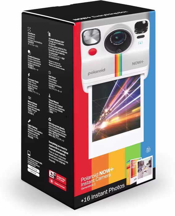 Polaroid Now+ Gen2 Kamera + Film Paketi  16 Fotoğraf (6250)