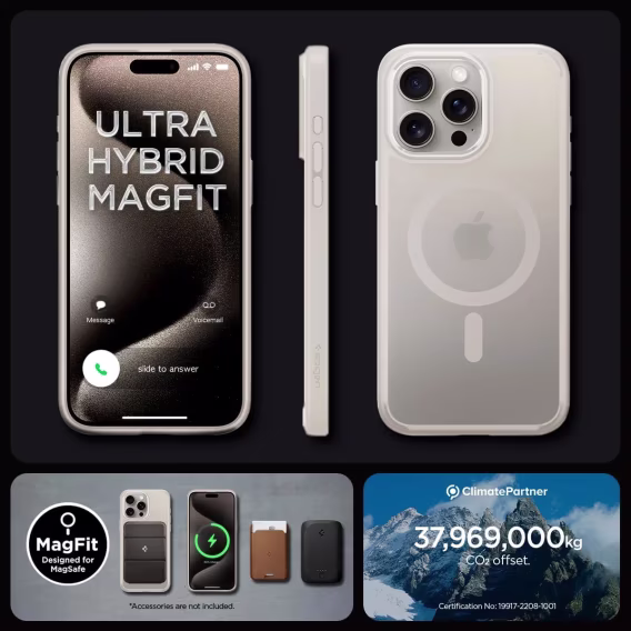 Spigen Manyetik Ultra Hybrid MagFit iPhone 15 Plus Kılıf