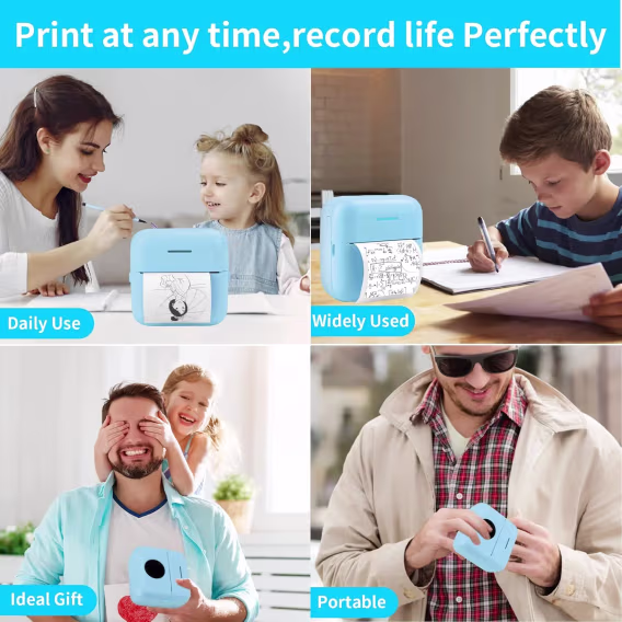 HuiJuKeJi Mini Etiket Yazıcısı