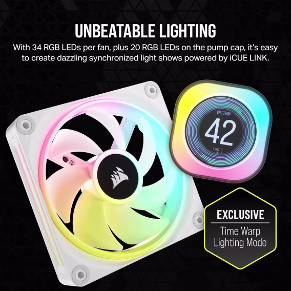  CORSAIR iCUE Link H150i LCD Sıvı CPU Soğutucu