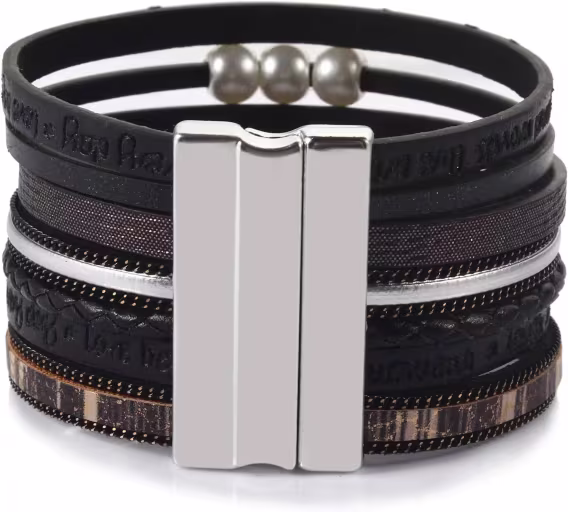 Fancy Shiny Deri Bileklik