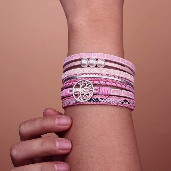 Fancy Shiny Deri Bileklik