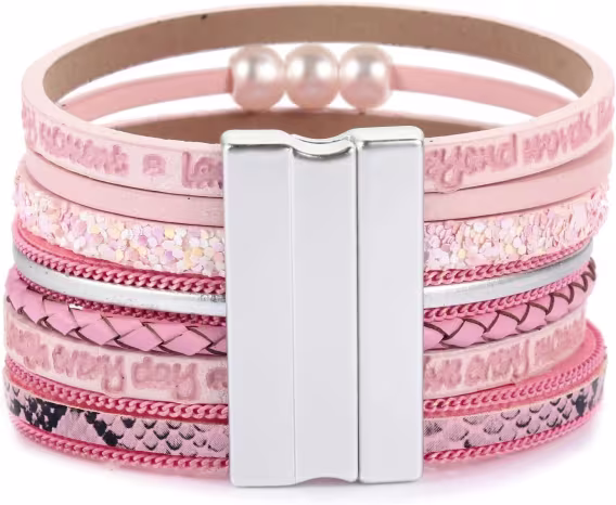 Fancy Shiny Deri Bileklik