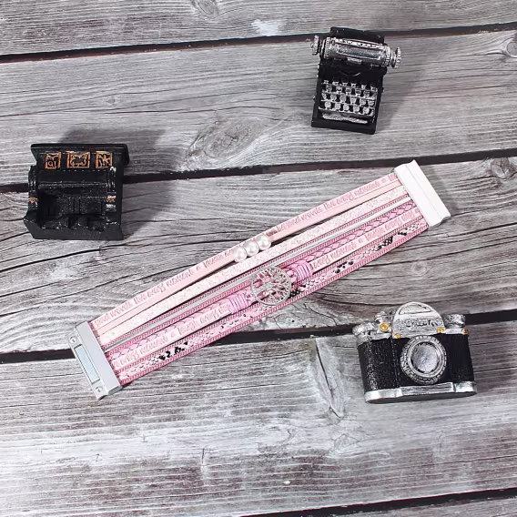 Fancy Shiny Deri Bileklik