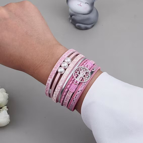 Fancy Shiny Deri Bileklik