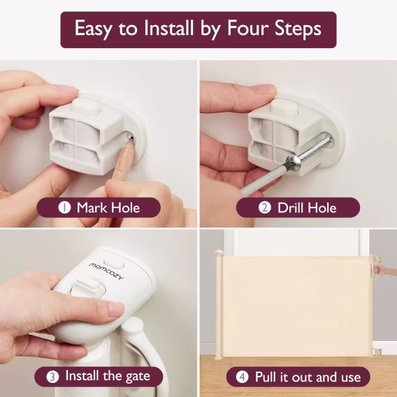 Momcozy Geri Çekilebilir Bebek Kapısı 