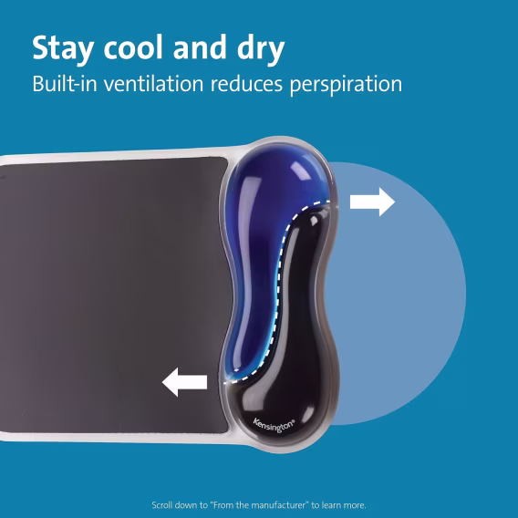 Kensington Duo Jel Fare ve Klavye Bilek Dinlendirme Paketi Seti