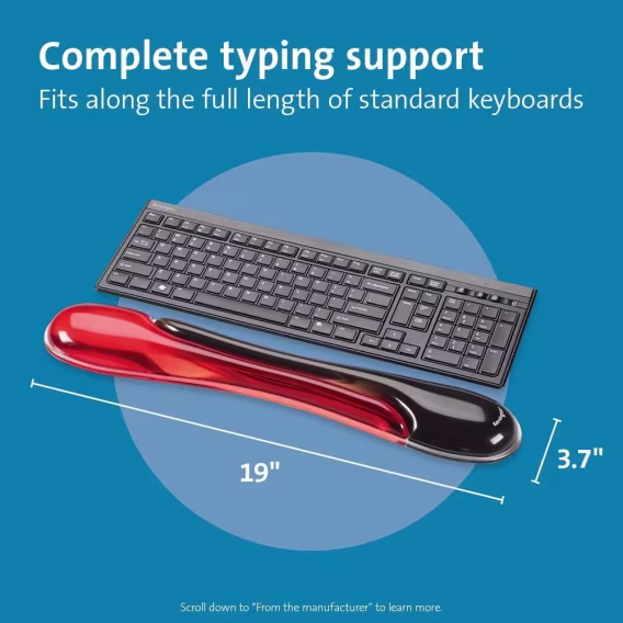 Kensington Duo Jel Fare ve Klavye Bilek Dinlendirme Paketi Seti