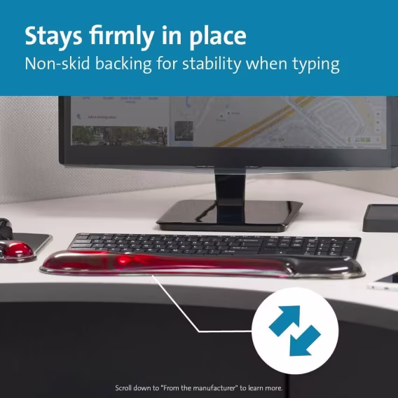 Kensington Duo Jel Fare ve Klavye Bilek Dinlendirme Paketi Seti