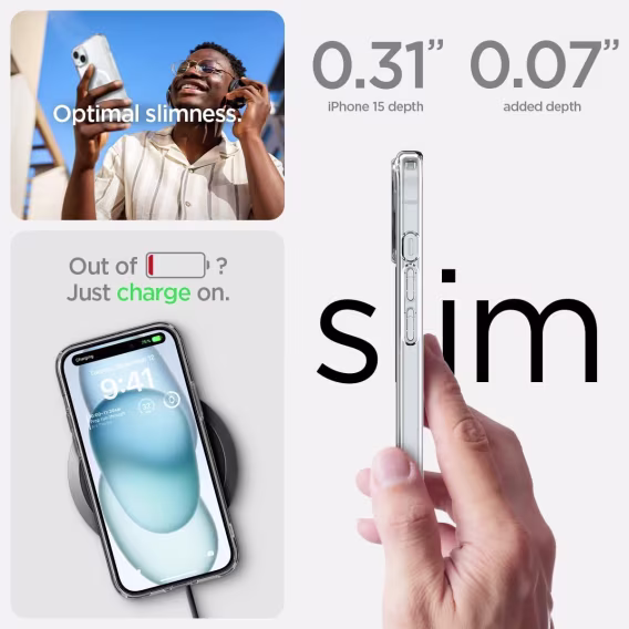 Spigen Manyetik Ultra Hybrid MagFit iPhone 15 Plus Kılıf