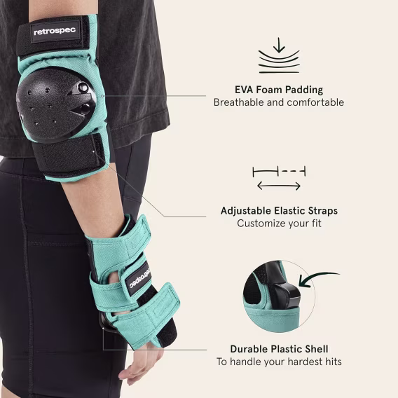 Retrospec Koruyucu Dizlik, Dirseklik ve Bileklik