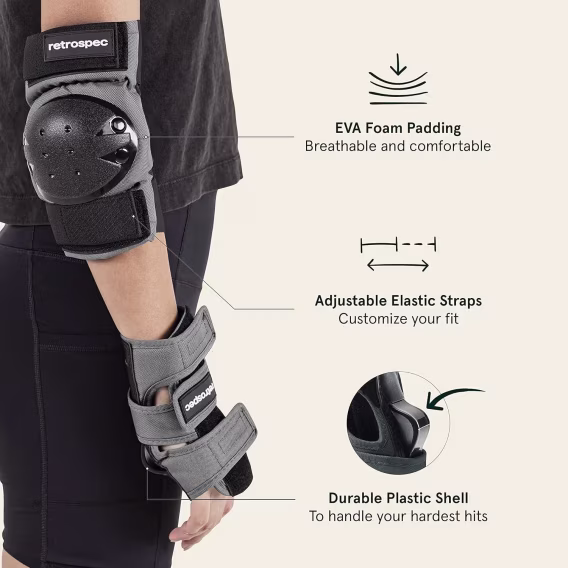 Retrospec Koruyucu Dizlik, Dirseklik ve Bileklik